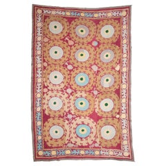 Suzani from Samarkand Uzbekistan, Mid 20th C