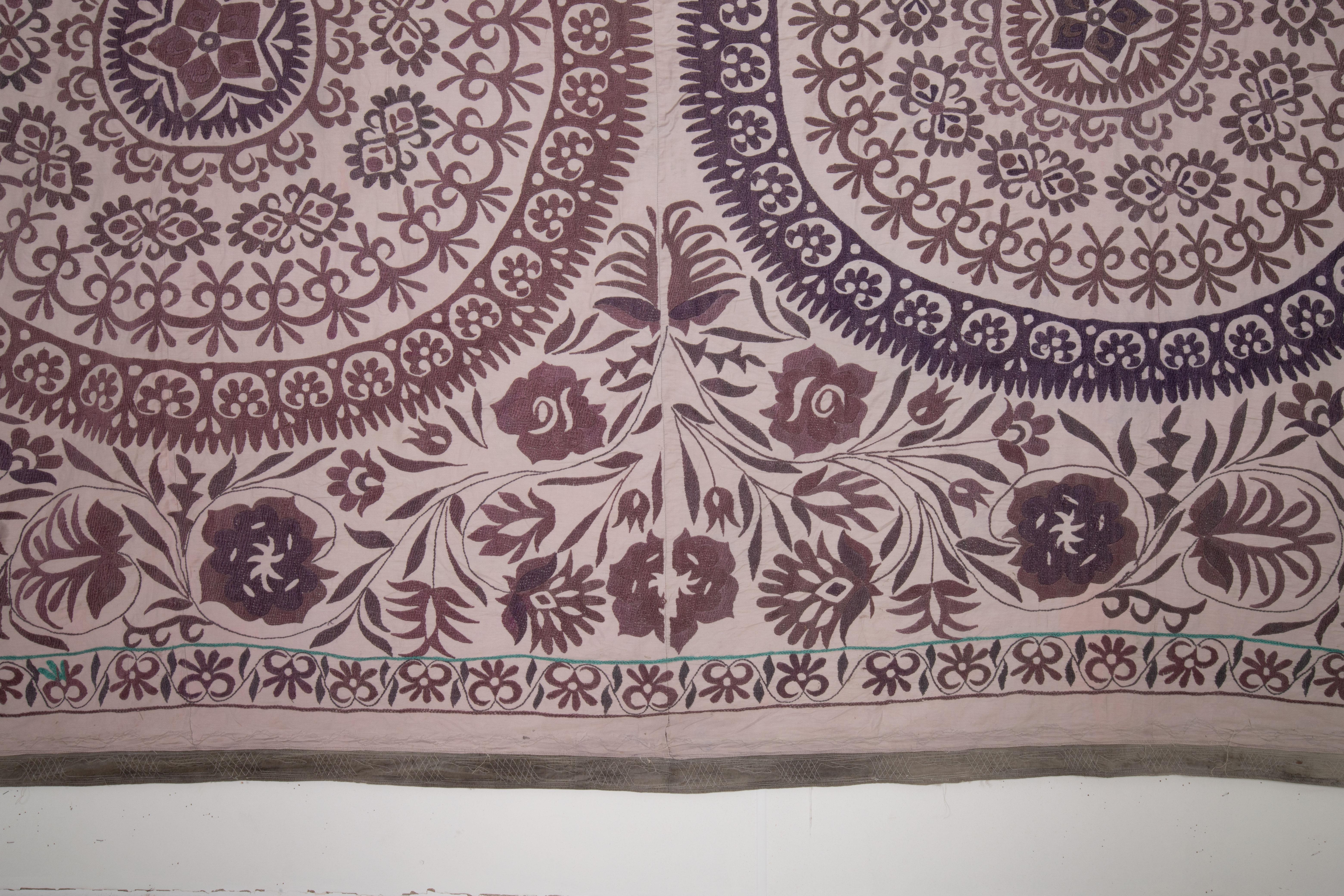 Suzani fron Uzbekistan, Central Asia, 1970s For Sale 1