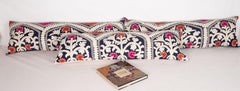 Suzani Lumbar Pillow Cases Fashioned from an Uzbek Suzani, 1960s