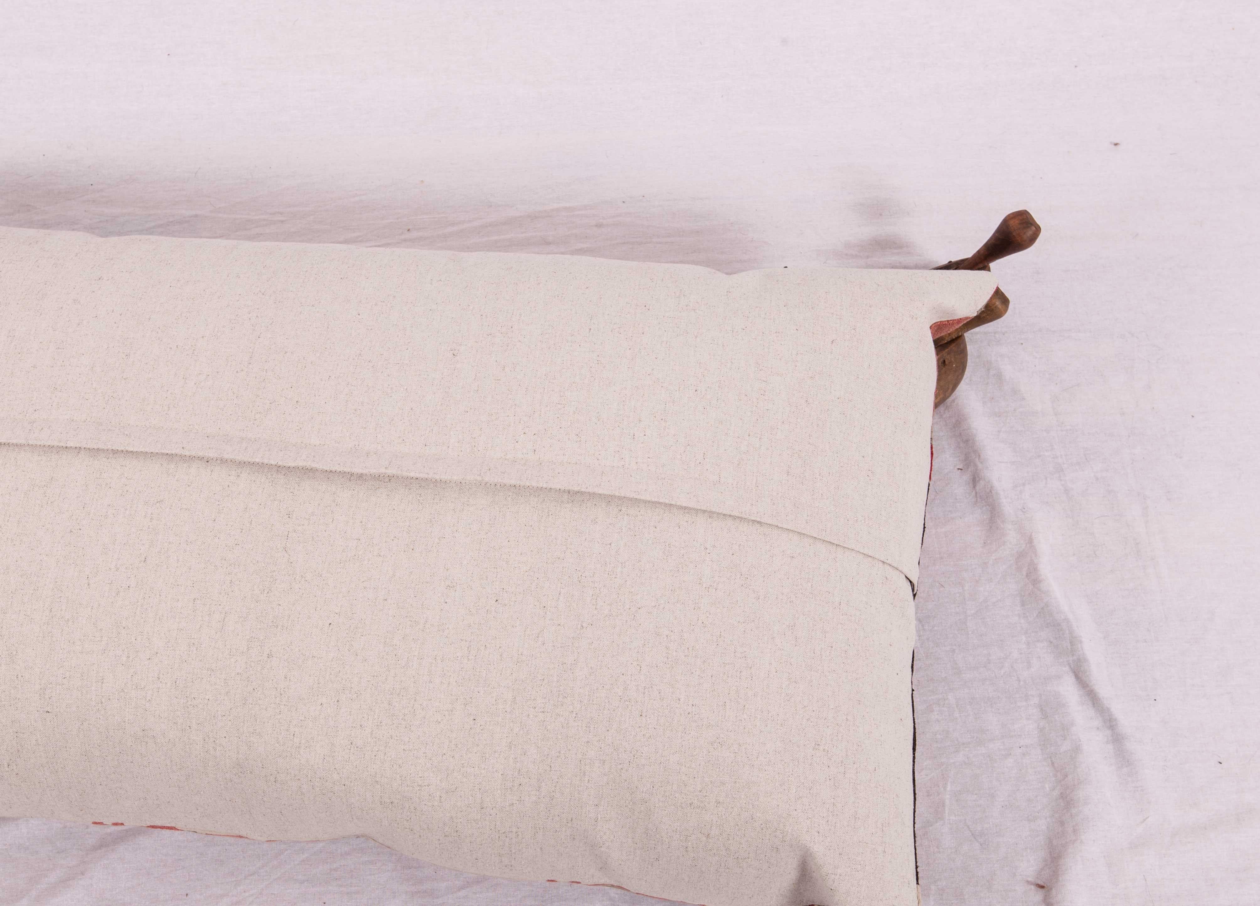 Cotton Suzani Pillow Case, Fashioned from a Mid-20th Century Samarkand Suzani