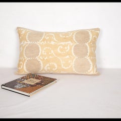 Suzani Pillow Case Fashioned from a Mid-20th Century Uzbek Suzani