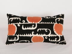 Suzani Pillow Case, Made from a Mid 20th C. Uzbek Suzani