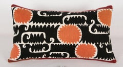 Suzani Pillow Case, Made from a Mid 20th C. Uzbek Suzani