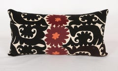 Suzani Pillow Case, Made from a mid 20th C. Uzbek Suzani