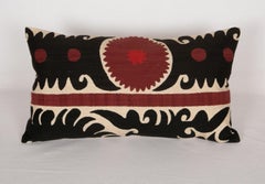 Suzani Pillow Case, Made from a mid 20th C. Uzbek Suzani