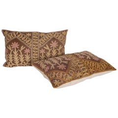 Suzani Pillow Case Made from a Mid-20th Century Samarkand Suzani