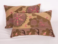Suzani Pillow Cases Made from an Early 20th Century Tashkent Suzani