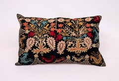 Suzani Pillow Cover Made from a Vintage Velvet Suzani