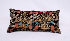 Suzani Pillow Cover Made from a Vintage Velvet Suzani