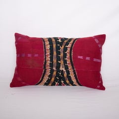 Suzani Pillow Cover Made from Late 19th Century Tashkent Suzani