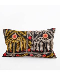 Suzani Pillowcase Made from a Vintage Uzbek Suzani