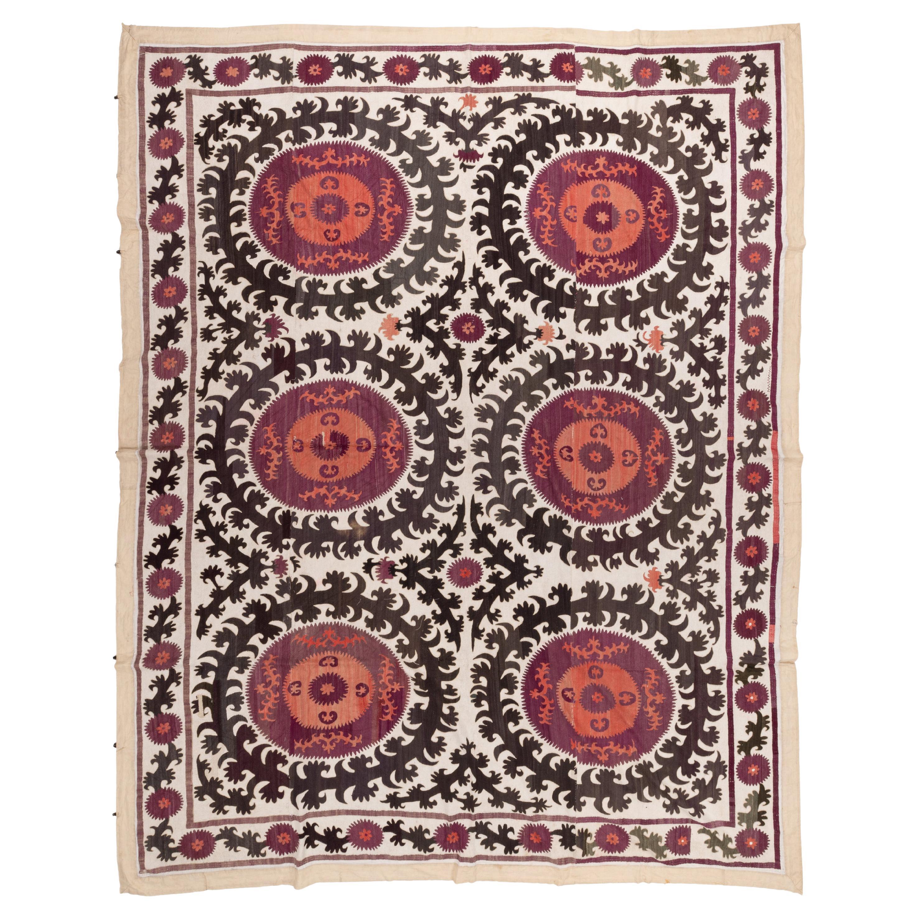Suzani Samarkand Ouzbékistan, Début du 20e siècle. en vente