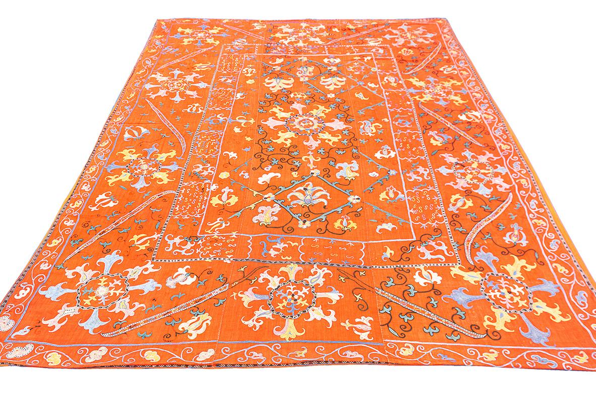 20th Century Suzani Textile Uzbek For Sale