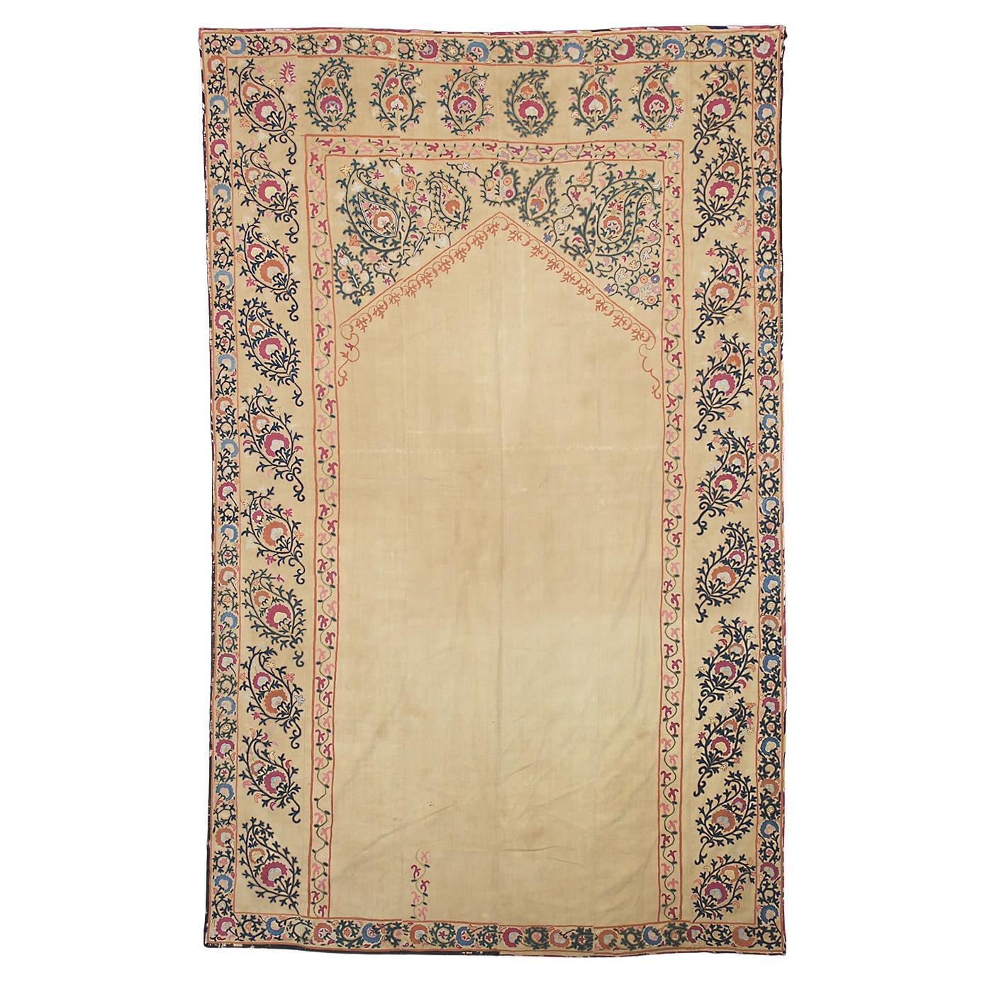 Textil Suzani Uzbekistán Diseño de Arco de Oración en venta