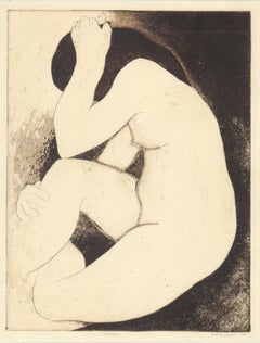 "Woman" Nude Figurative Etching
