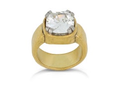 Anillo de diamantes de 4,86 quilates de Suzanne Belperron, francesa, 1970-1974.