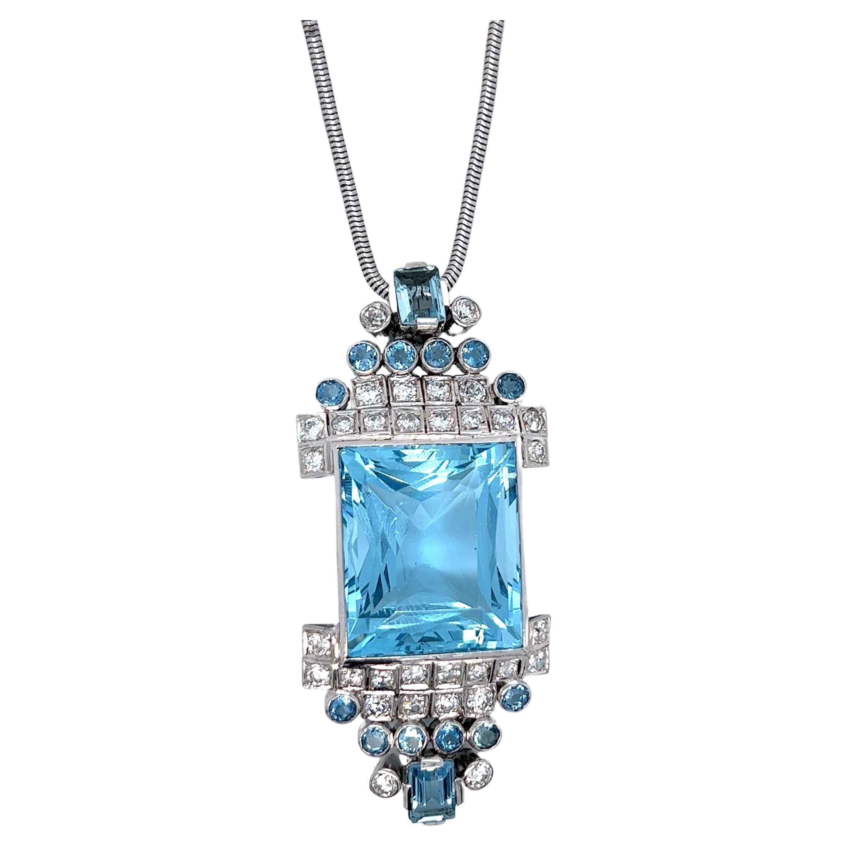 lv iconic aquamarine necklace