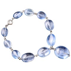 Suzanne Belperron Sapphire Bead Bracelet