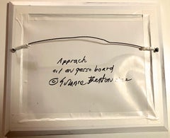 Suzanne Benton, Approach, 2022, oil on gesso board, Neo-Transcendentalism