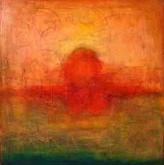 Suzanne Benton, Rescue, 2020, olio su tavola, Spiritualismo