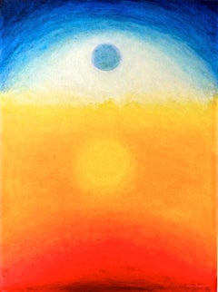 Suzanne Benton, Shine On, 2021, óleo sobre lienzo, Neotranscendentalismo