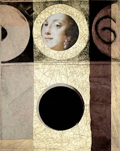 Suzanne Benton, Rosalba, 2014, Monoprint with chine colle_ 10 x 8 inches