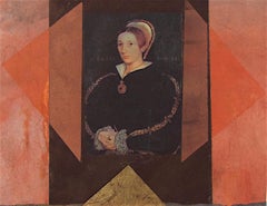 Suzanne Benton_Catherine Howard d. 1542_2003_monoprint, Chine collé_13 x 18 in