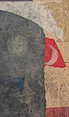 Suzanne Benton_Folded Hands_2003 -impression monogravure, Chine coll, 10 x 13 pouces