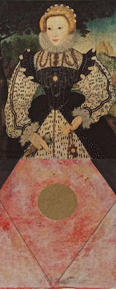 Suzanne Benton_Queen Mary_2003_monoprint, Chine collé_12 x 18 in