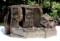 Vintage Suzanne Benton, Becoming, 1975, Copper, Coated Steel