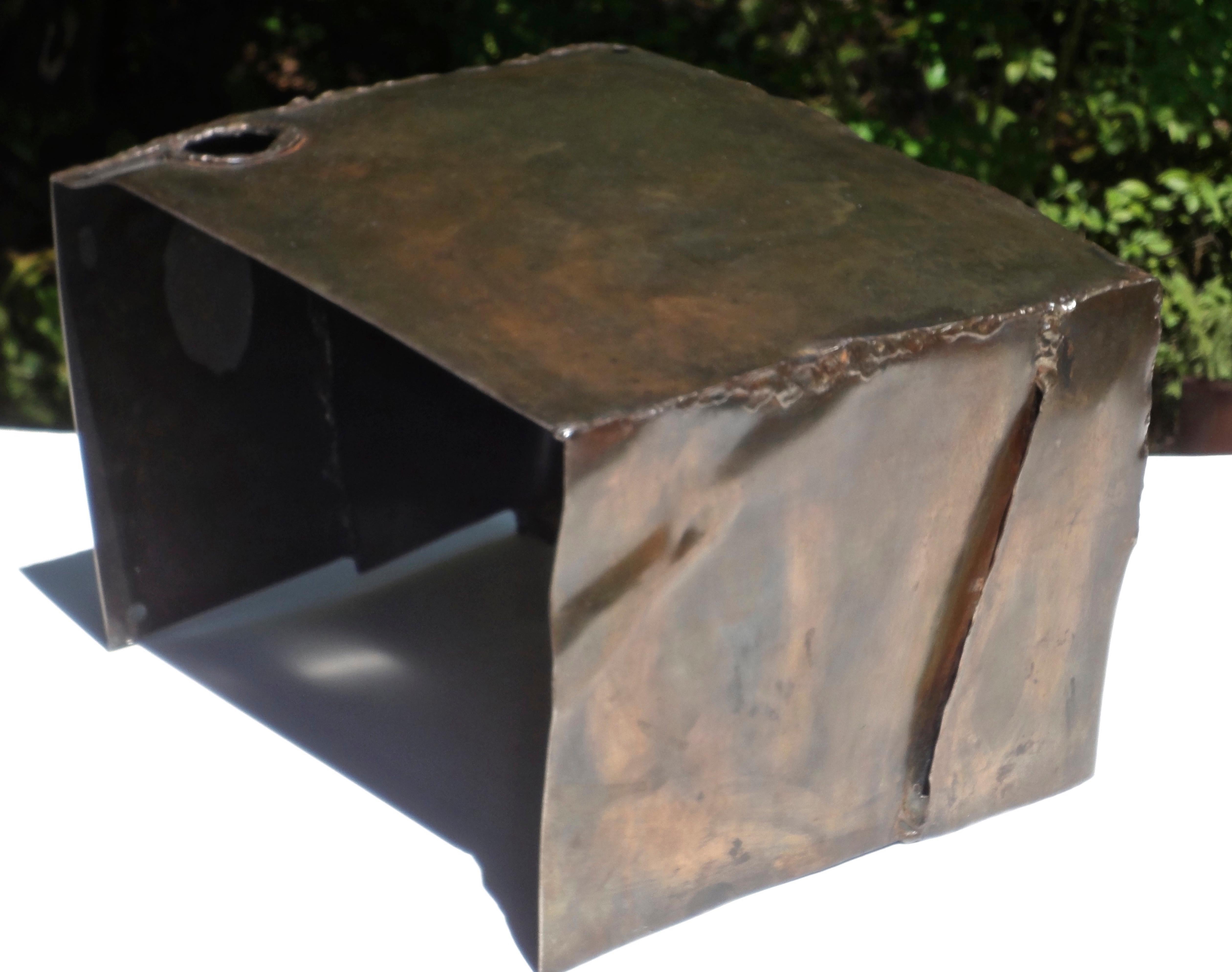 Suzanne Benton, Facing Each Other, 1974, Copper, Coated Steel For Sale 1