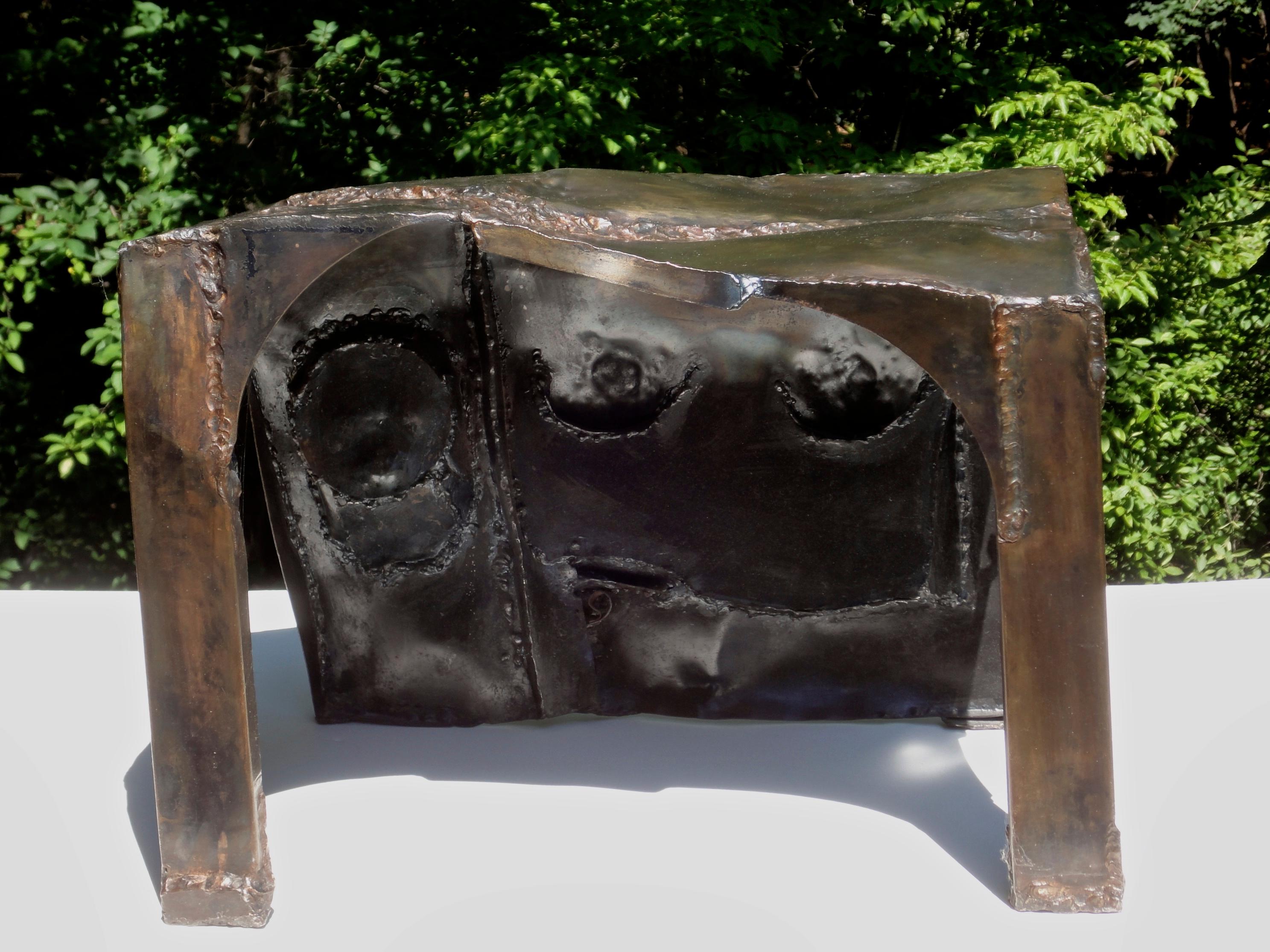 Suzanne Benton, Mother and Child, 1974, Copper, Coated Steel 1