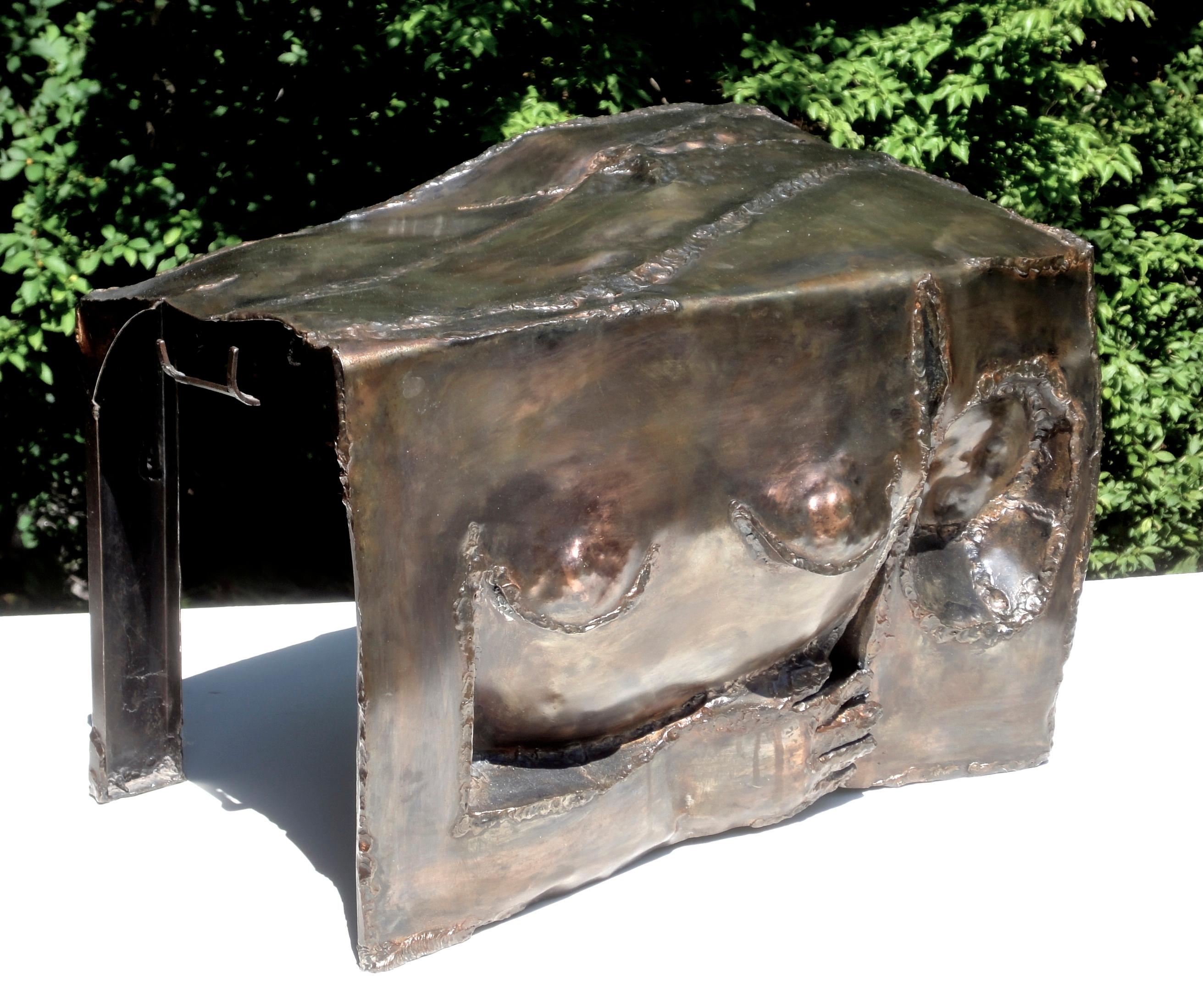 Suzanne Benton, Mother and Child, 1974, Copper, Coated Steel 3