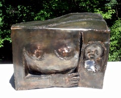 Suzanne Benton, Mother and Child, 1974, Copper, Coated Steel