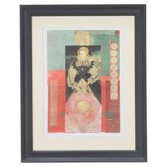 Suzanne Brenton Queen Mary Framed Mono Print
