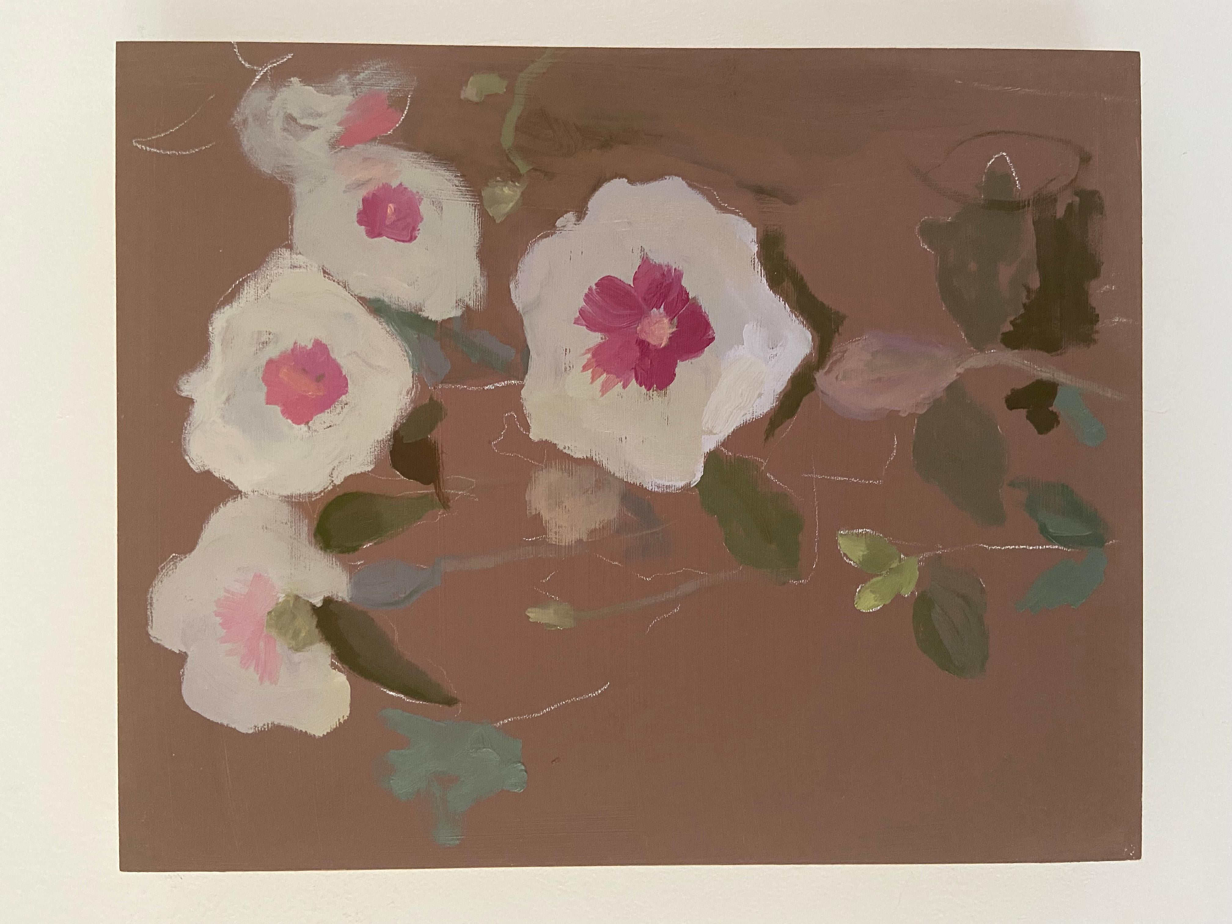 Abstract Painting Suzanne Chamlin - Rose of Sharon