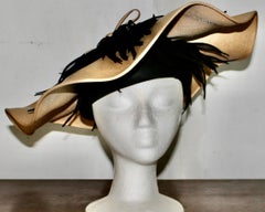 Suzanne Couture Millinery Wide Brim Straw Hat