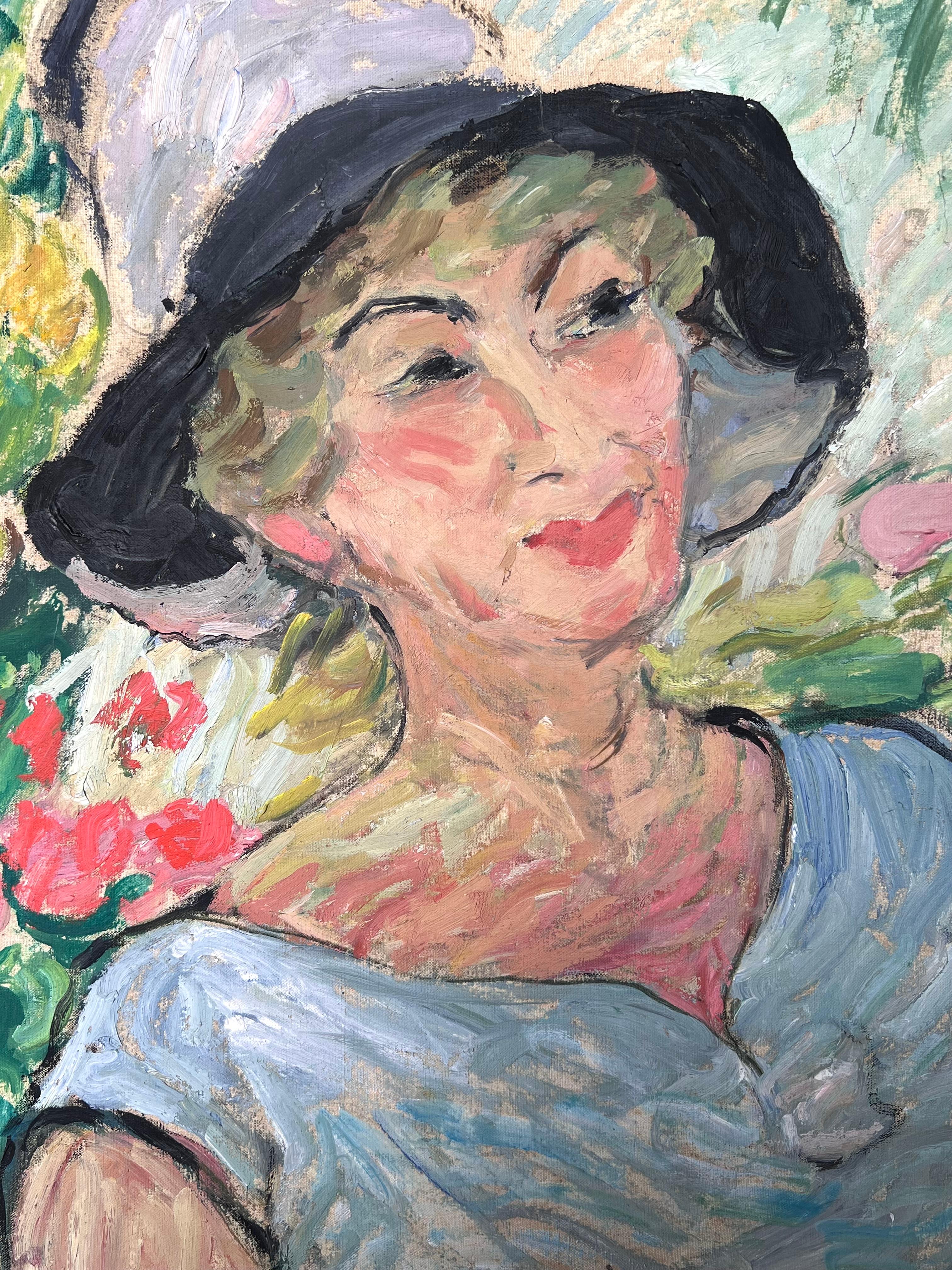 Artistics/ School : Suzanne Dinkés (française, 1895 - 1984)
Médium : huile sur toile, non encadrée
Taille : 21.5 x 18 pouces
Provenance : collection privée, France
Condit : Le tableau est dans un état général très bon et sain.