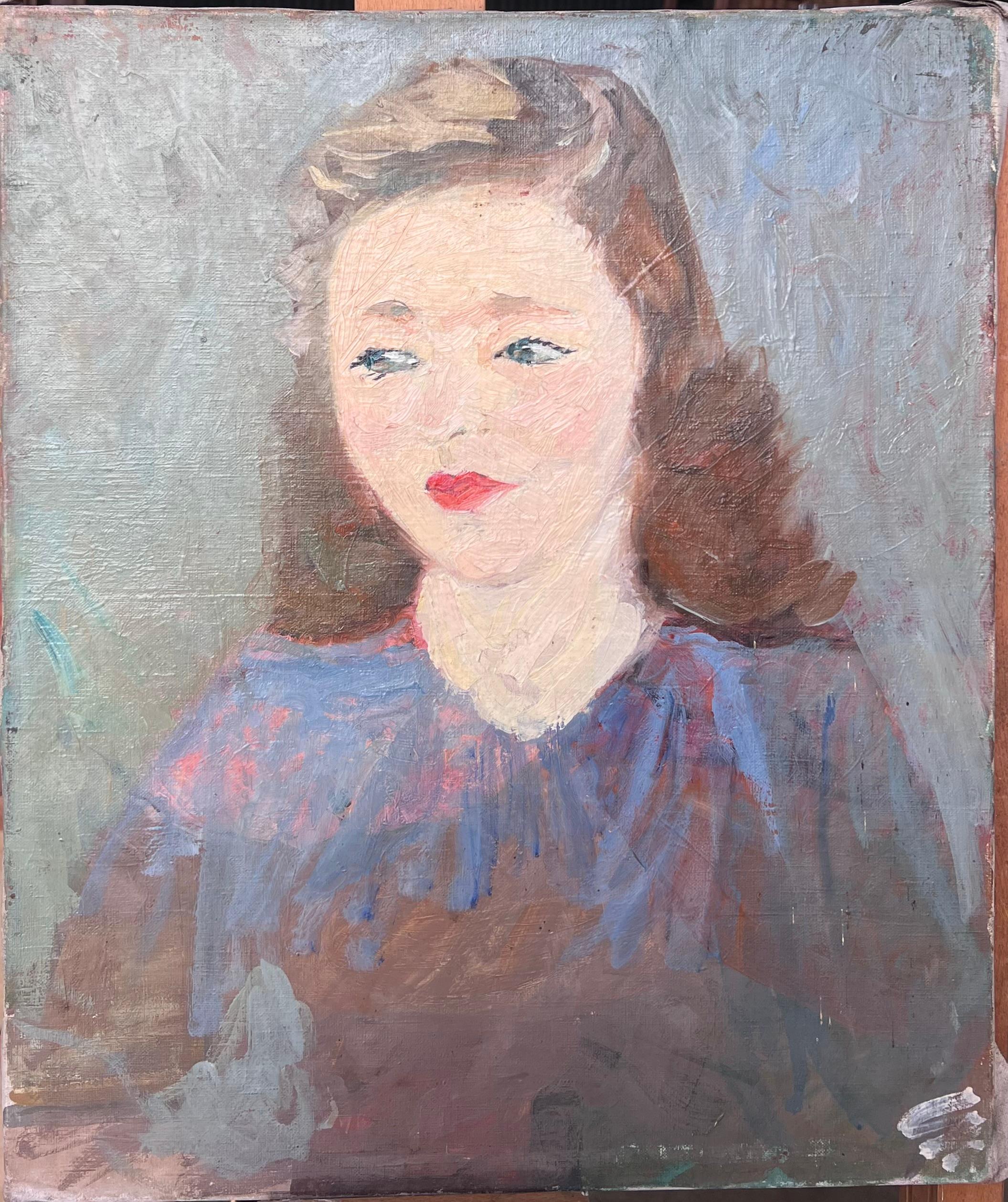 Artist/ School: Suzanne Dinkés (French, 1895 - 1984)
Medium: oil on canvas, unframed
Size : 22 x 18 inches
Provenance: private collection, France
Condition: The painting is in overall very good and sound condition.
 