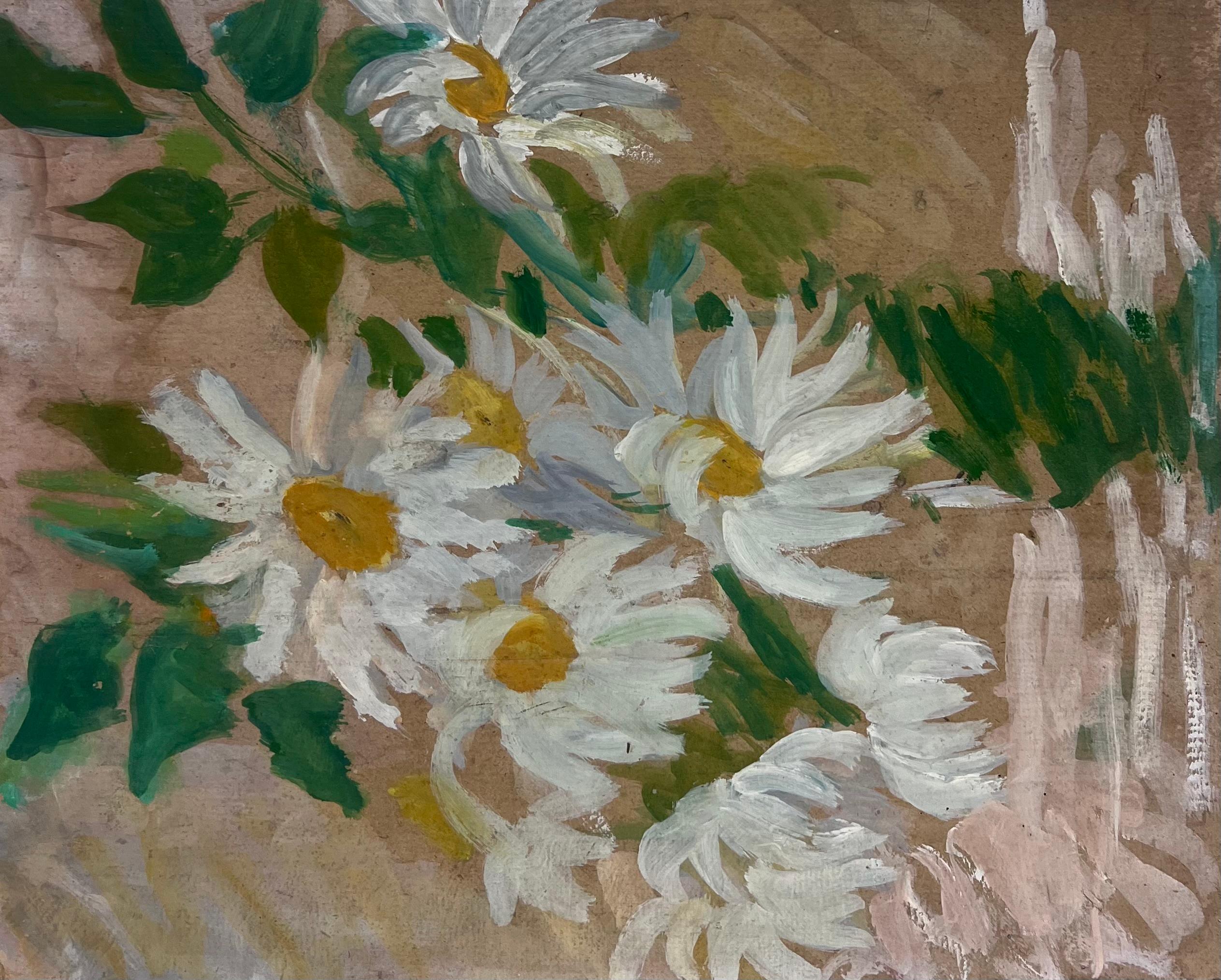 Französisch 1950er Jahre signiert Ölgemälde beschäftigt Obst & Gemüse Französisch Markt Szene Figuren im Angebot 3