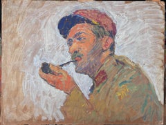 Französisches impressionistisches Gemälde aus der Mitte des Jahrhunderts