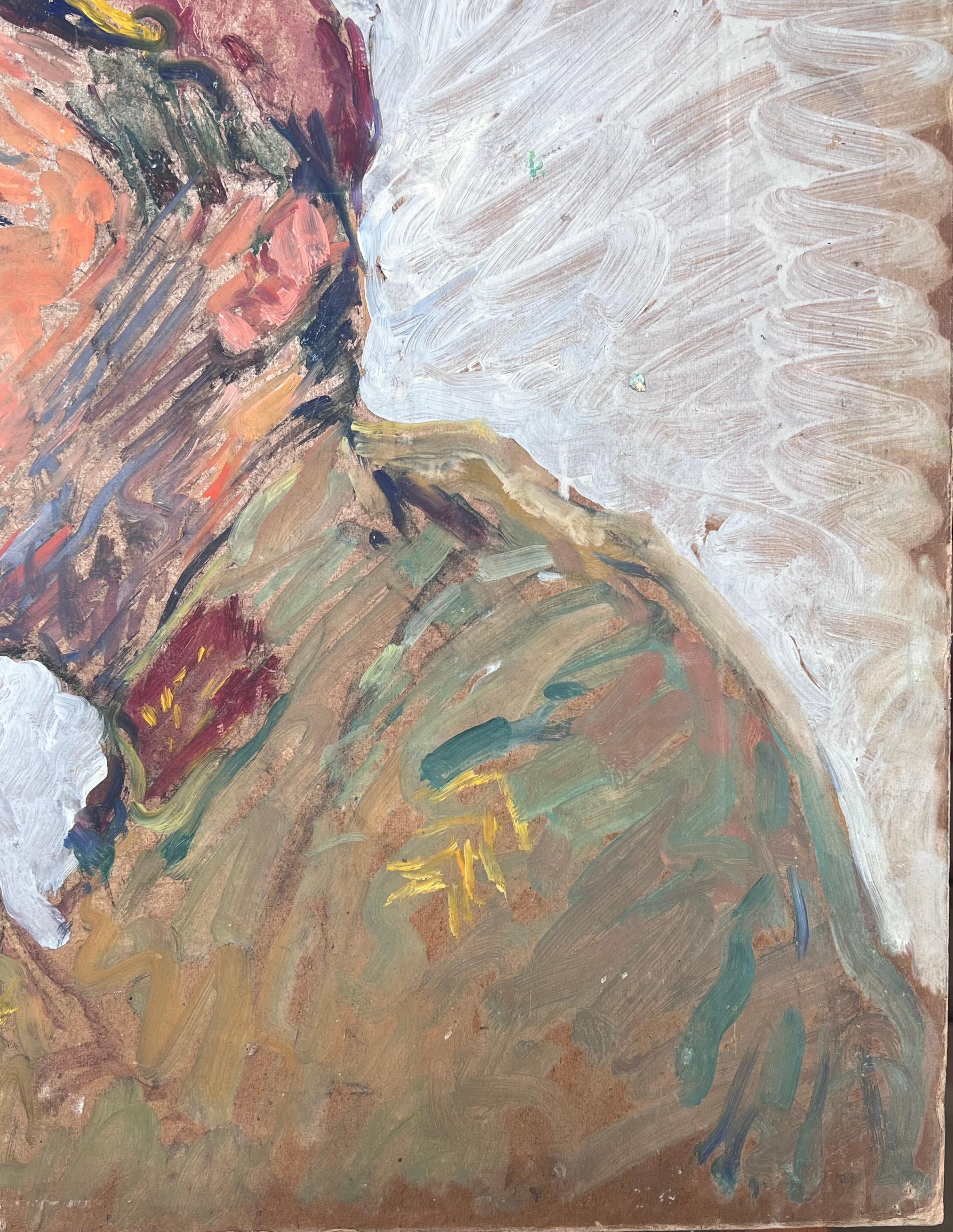Pintura impresionista francesa de mediados de siglo en venta 1