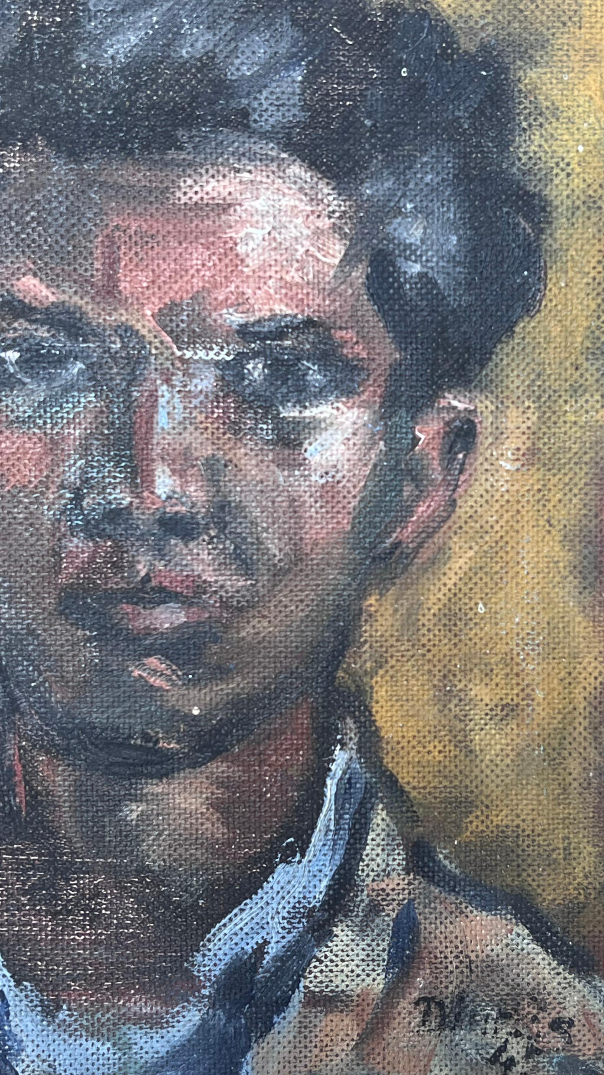 Künstler/Schule: Suzanne Dinkés (Französisch, 1895 - 1984)
Medium: signiert und datiert 45'
Öl auf Karton, ungerahmt
Größe: 13 x 9,5 Zoll
Provenienz: Privatsammlung, Frankreich
Zustand: Das Gemälde ist in einem insgesamt sehr guten und soliden