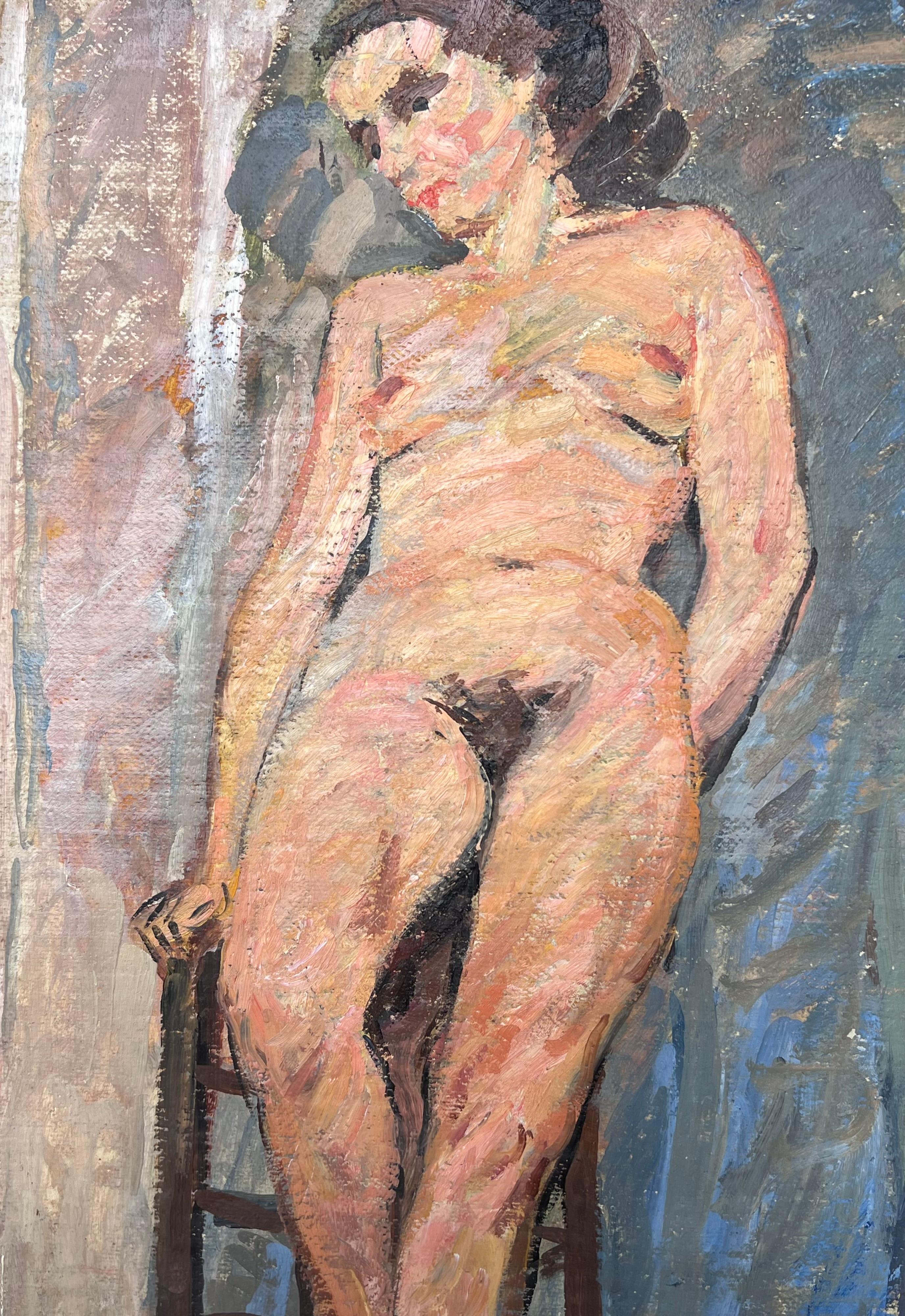 Artista/ Scuola: Suzanne Dinkés (francese, 1895-1984)
Medium: olio su tavola, senza cornice
Dimensioni: 23 x 16 pollici
Provenienza: collezione privata, Francia
Condizioni: Il dipinto è in condizioni generali molto buone e sane.
 