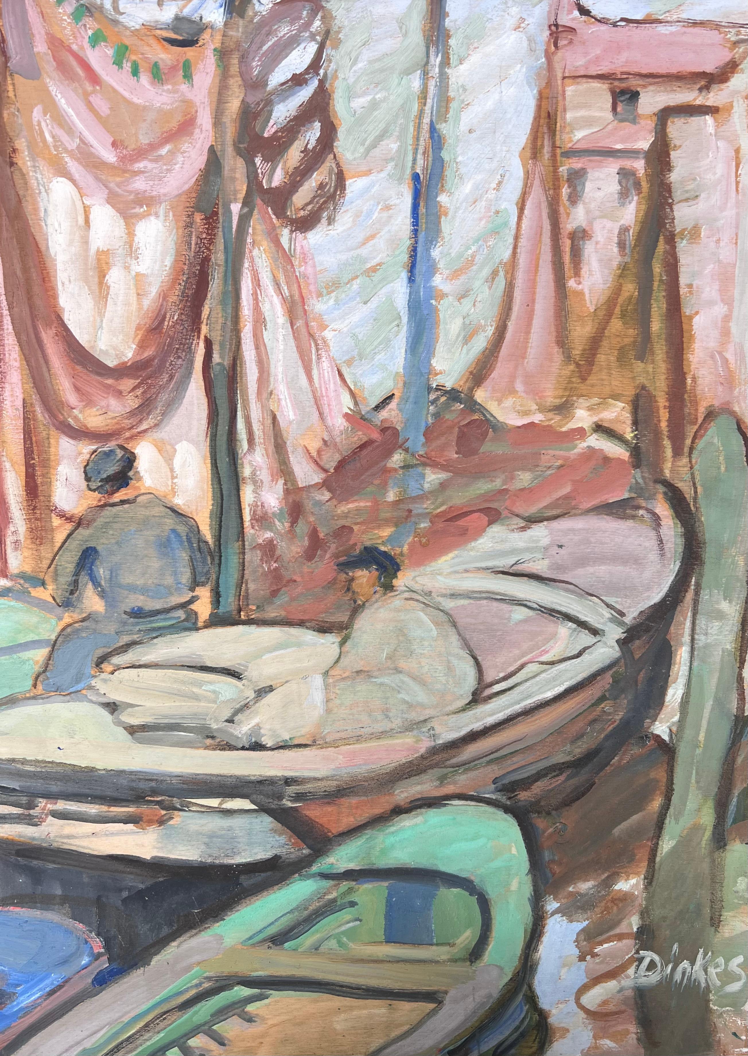 Artista/ Escuela: Suzanne Dinkés (francesa, 1895 - 1984)
Técnica: Óleo sobre tabla firmado, sin enmarcar
Tamaño : 20 x 24 pulgadas
Procedencia: colección privada, Francia
Estado de conservación: El cuadro está en general en muy buenas y sólidas