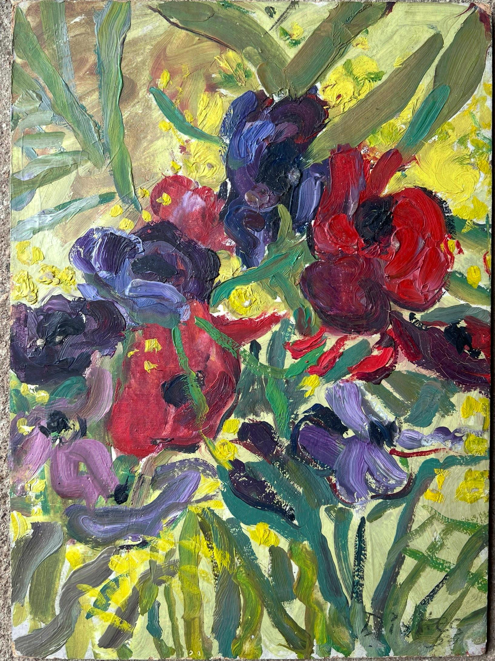 Artistics/ School : Suzanne Dinkés (française, 1895 - 1984)
Médium : signé et daté 59' huile sur carton, non encadré
Taille : 13 x 9.5 pouces
Provenance : collection privée, France
Condit : Le tableau est dans un état général très bon et sain.
 