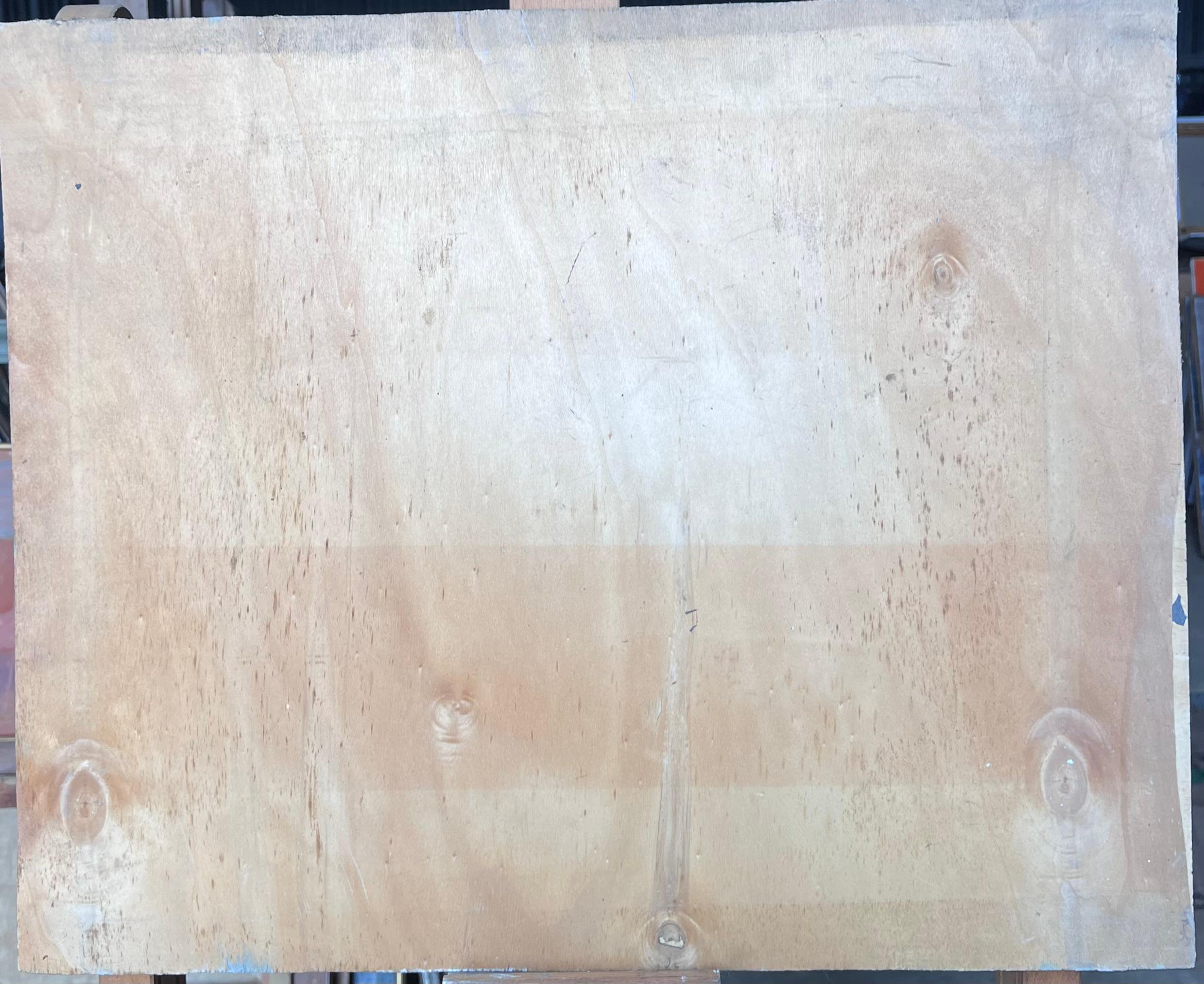 Stille Boote, die in den Kanälen von Venedig ruhen Französisches impressionistisches Gemälde (Post-Impressionismus), Painting, von Suzanne Dinkes