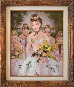 Ballet, Ballerinas in Pink  "La Reverence" Young Dancers