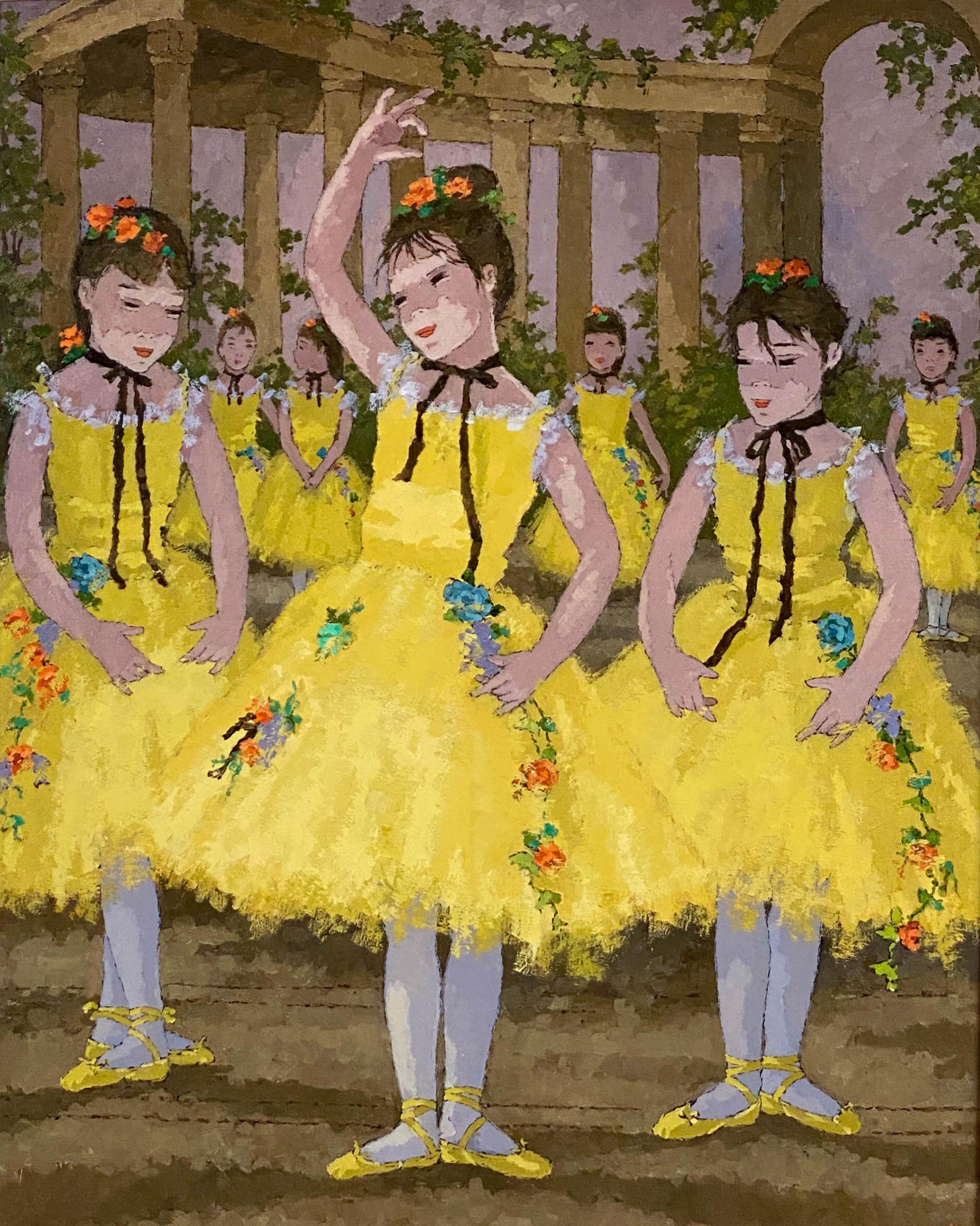Ballet D'enfants - Painting by Suzanne Eisendieck