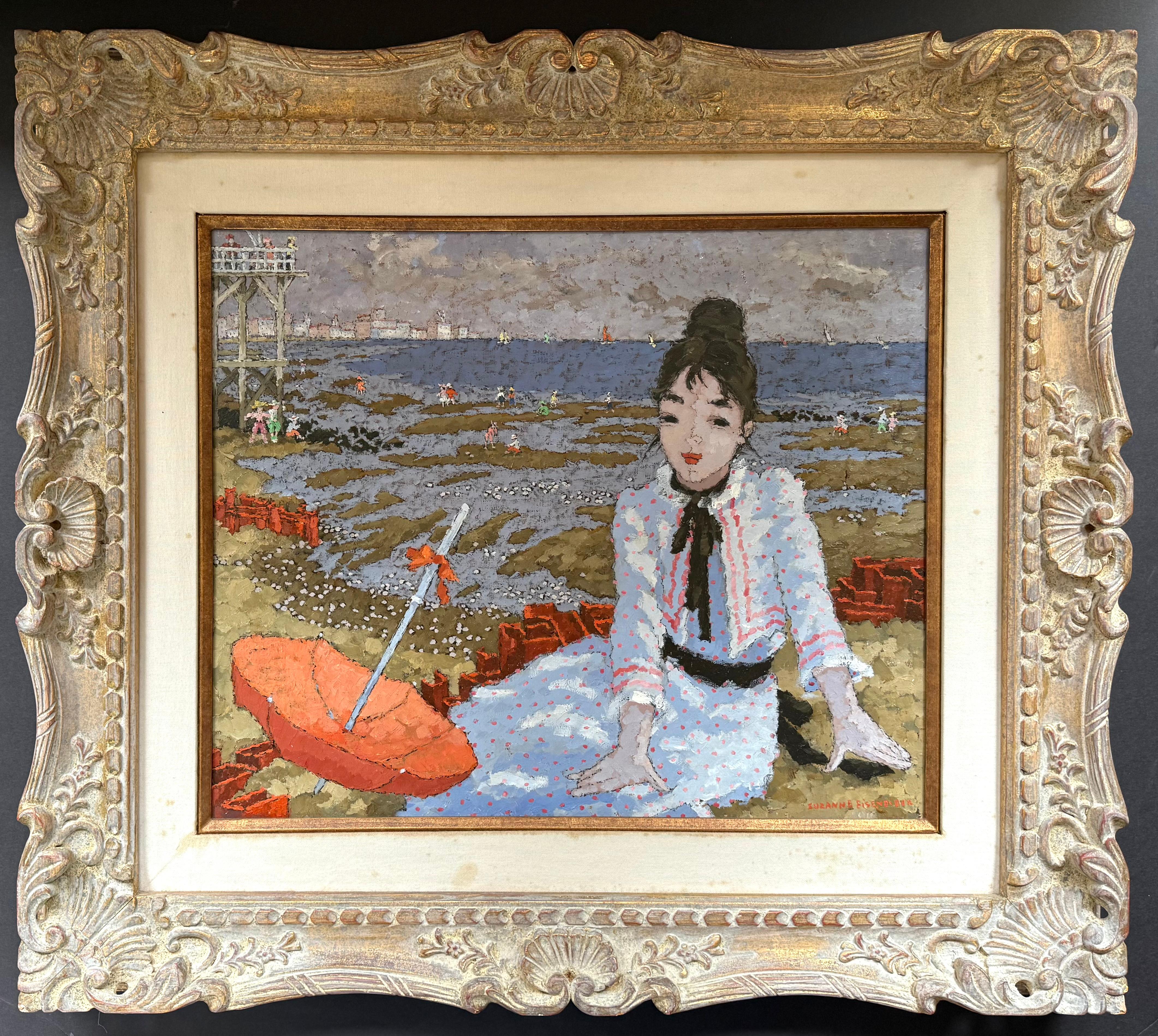 Seaside – Painting von Suzanne Eisendieck